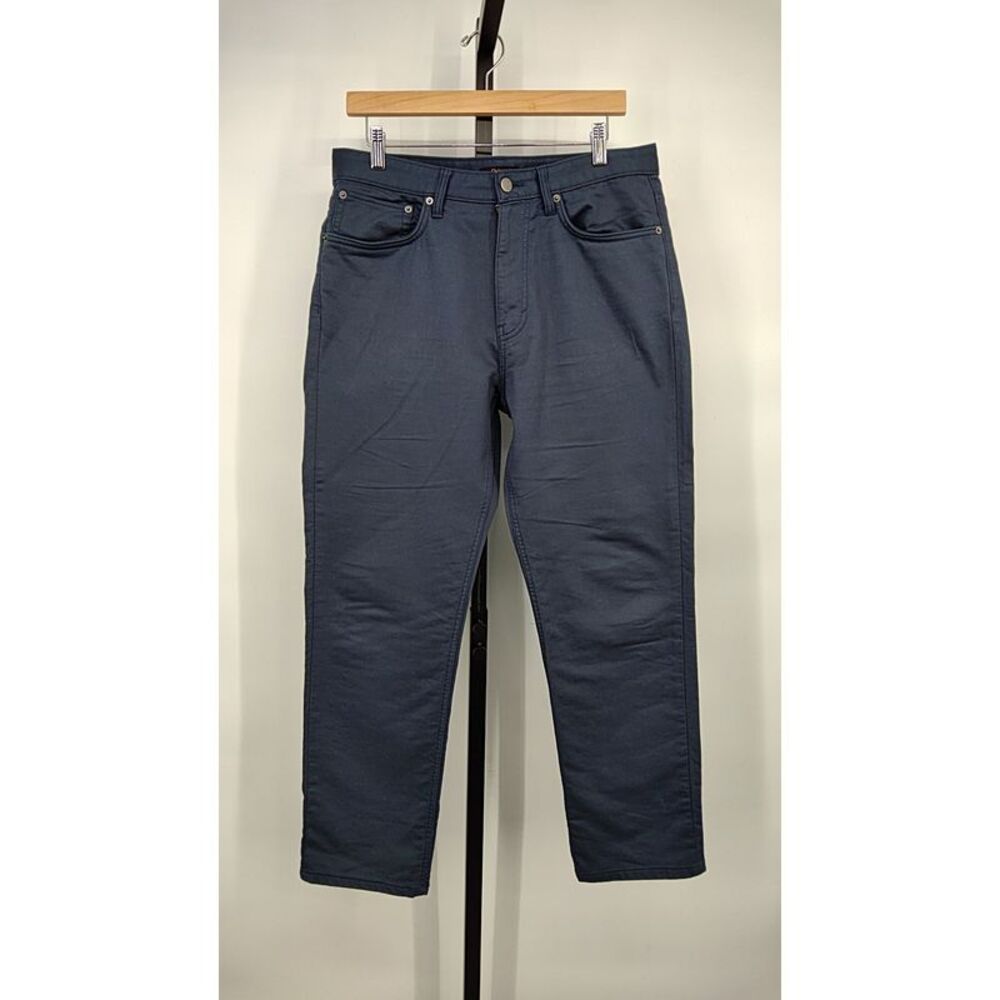 Quince Men Comfort Stretch Traveler 5 Pocket Pants Straight Ocean 33